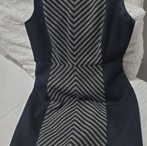 JCrew dress size 10 gray and black